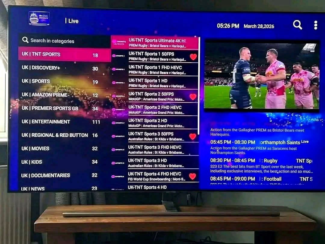 Real customer TV setup 7